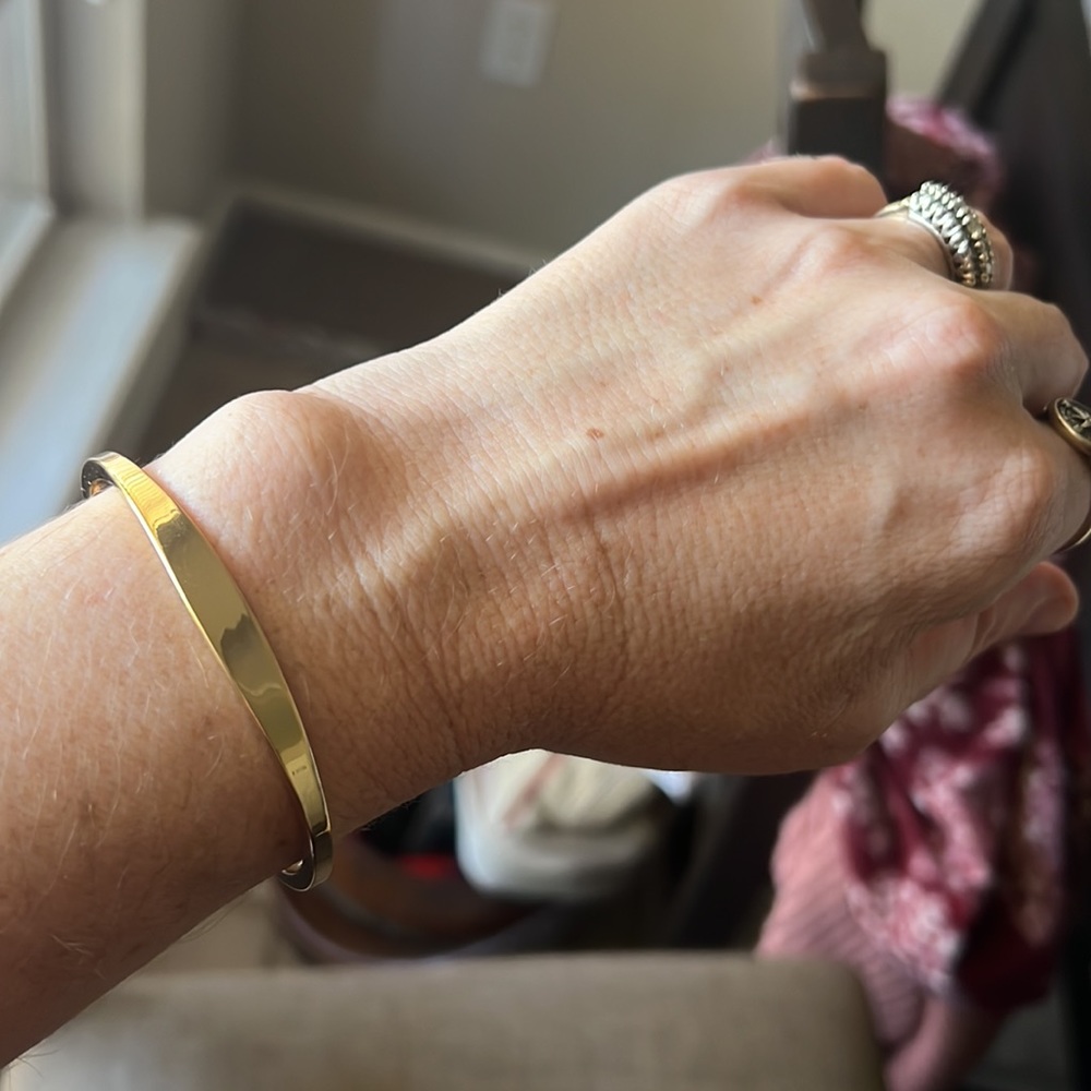 J. Crew gold toned bracelet. Worn twice.